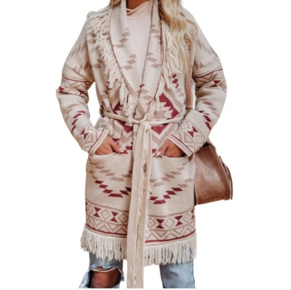 NWOT Vici tie sweater - Picture 5 of 10